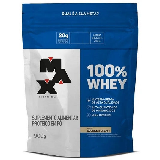 100% Whey Refil (900g) - Cookies and Cream