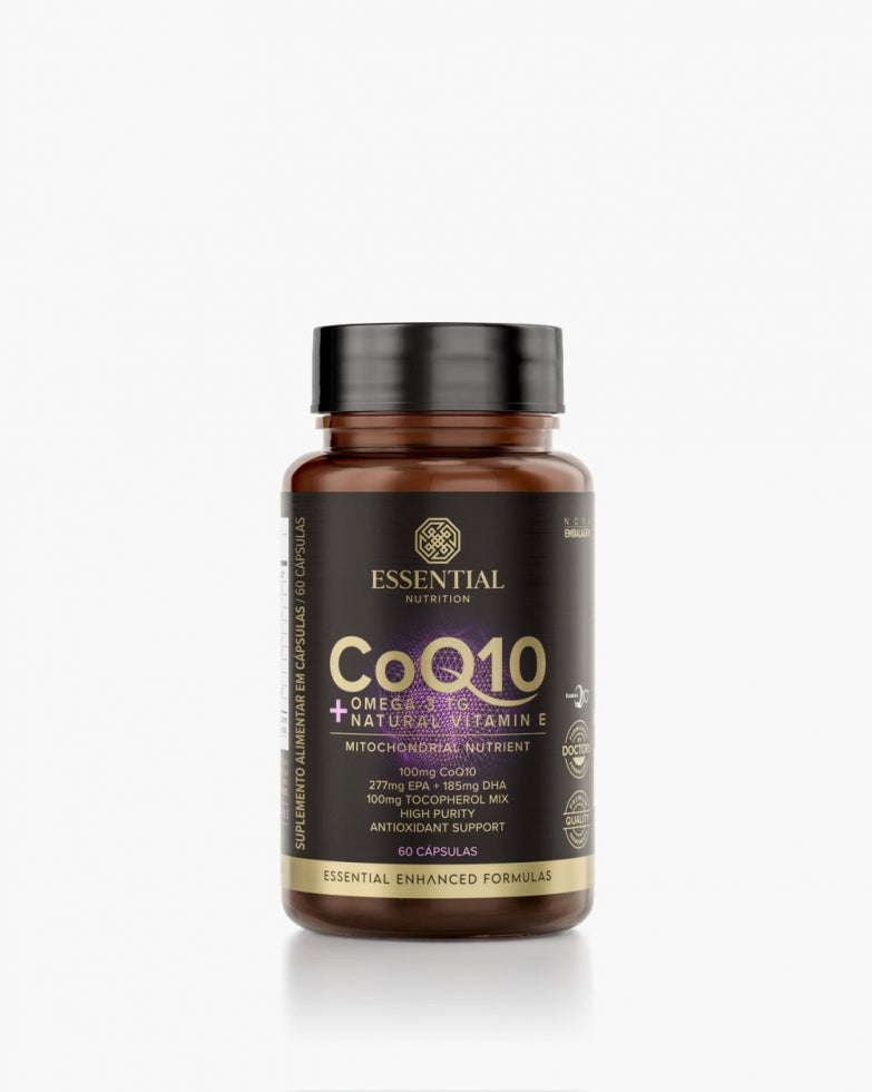 CoQ10 + Ômega 3TG + Vitamina E (60 caps)