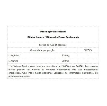Dilatex Impuro (120 caps)